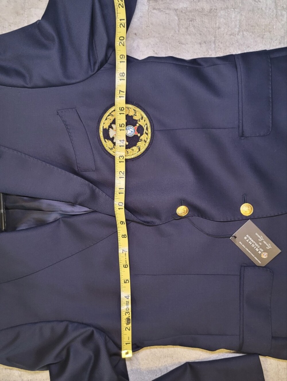NWT KNIGHTS OF COLUMBUS Ceremonial Jacket Made in Italy Men's Size 42S - Picture 8 of 15